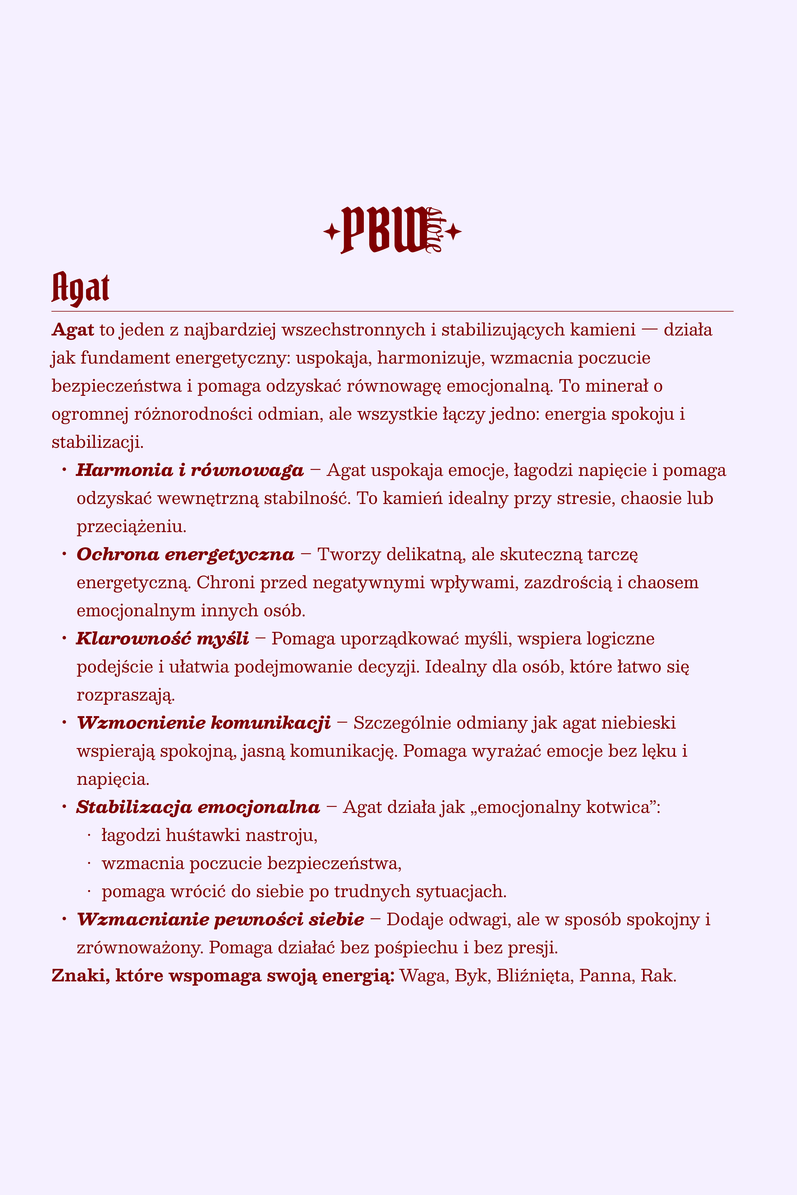 Naszyjnik „Brązy”