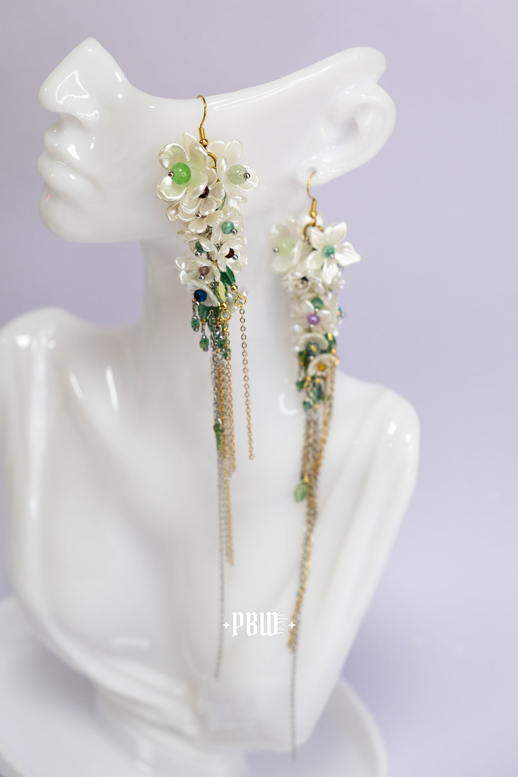 Kolczyki „Kwiatowa harmonia"